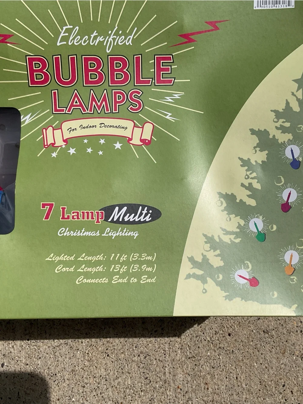 Vintage Bubble Lamps Christmas string lights 2 boxes New 2003 retro